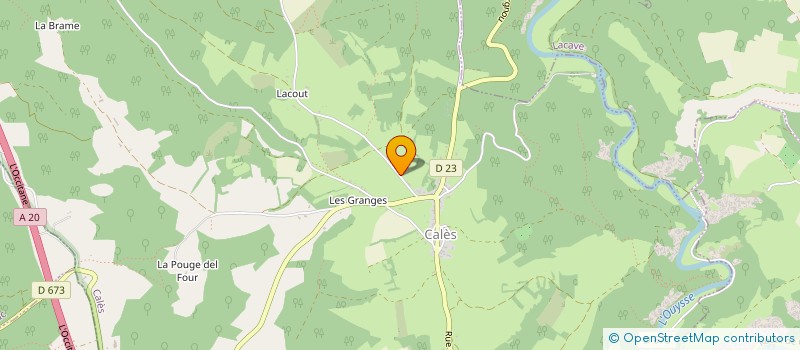 localisation de l'entreprise MADAME ANGELINE SALVADOR  CALES