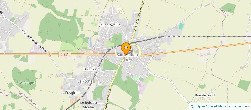 localisation de l'entreprise MADAME ANGELINE SAUVETRE à SAINT-JULIEN-L'ARS