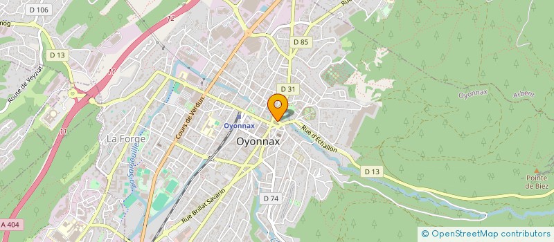 localisation de l'entreprise MADAME ANGELINE SERI à OYONNAX