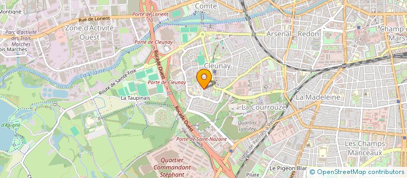 localisation de l'entreprise MADAME ANGELINE SLAMA  RENNES