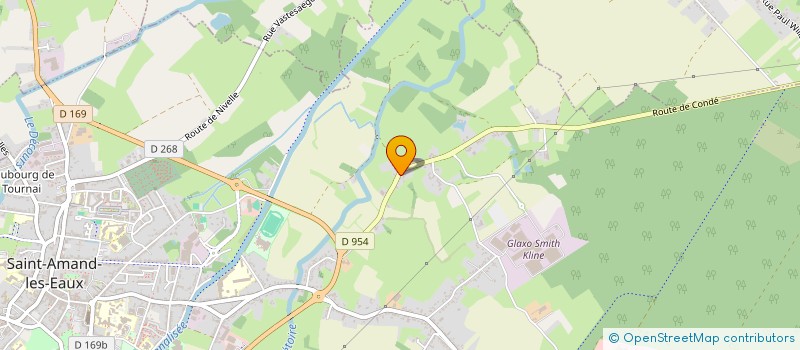 localisation de l'entreprise MADAME ANGELINE SOUFFLET à SAINT-AMAND-LES-EAUX