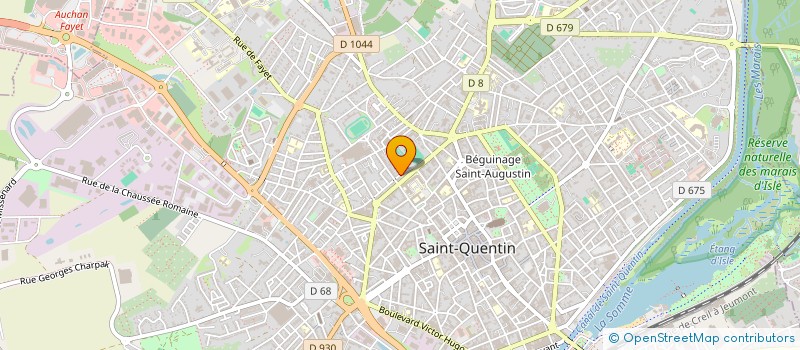 localisation de l'entreprise MADAME ANGELINE SZULE à SAINT-QUENTIN