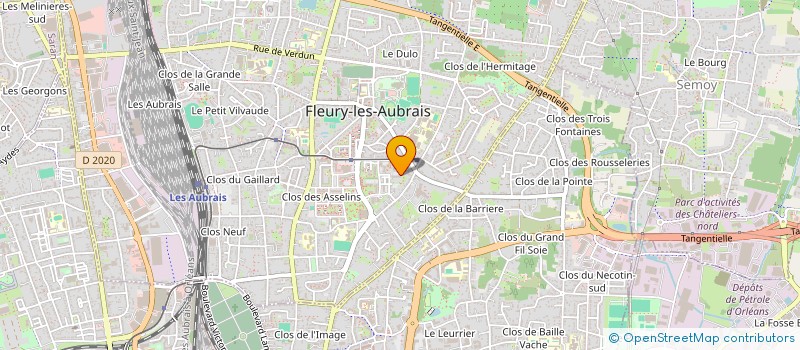 localisation de l'entreprise MADAME ANGELINE TERRIER à FLEURY-LES-AUBRAIS