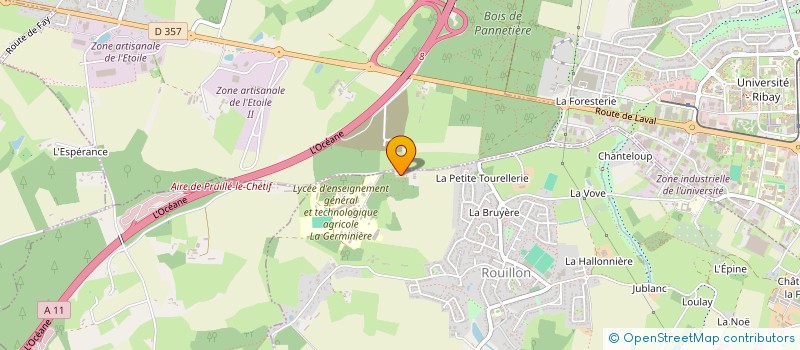 localisation de l'entreprise MADAME ANGELINE THIBERGE  ETIVAL LES LE MANS