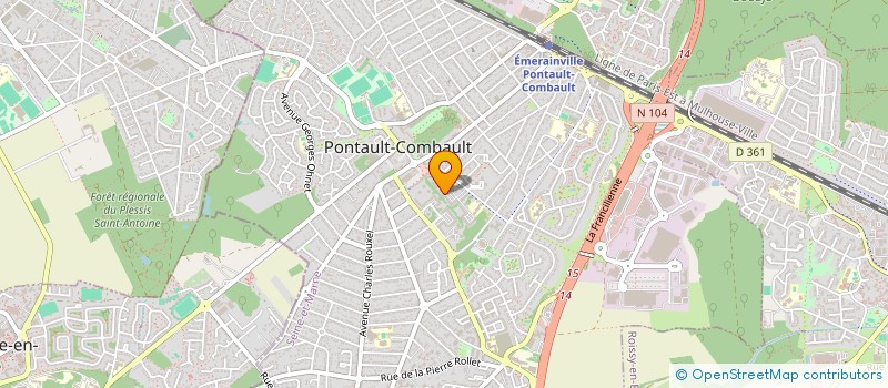 localisation de l'entreprise MADAME ANGELINE TRANCHANT à PONTAULT-COMBAULT