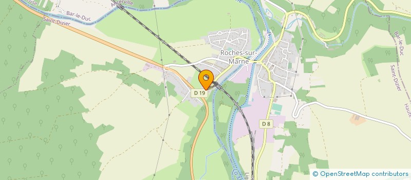 localisation de l'entreprise MADAME ANGELINE VAUDIN à ROCHES-SUR-MARNE