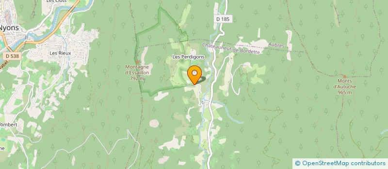 localisation de l'entreprise MADAME ANGELINE VISSER  CHATEAUNEUF-DE-BORDETTE