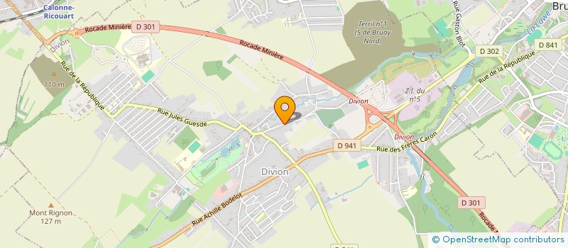 localisation de l'entreprise MADAME ANGELINE WIERUSZEWSKI  DIVION