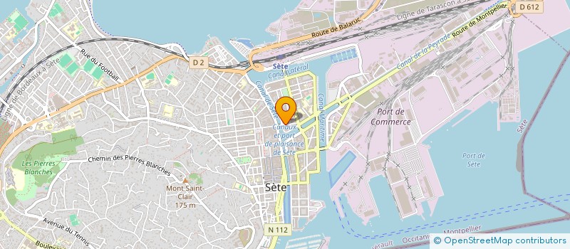 localisation de l'entreprise MADAME ANGELIQUA GARPIEL  SETE