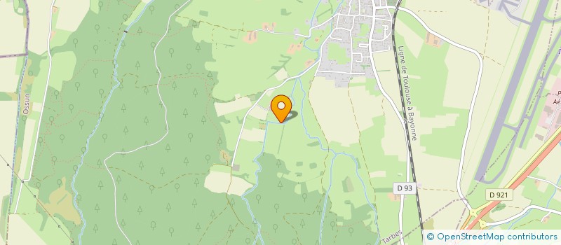 localisation de l'entreprise MADAME ANGELIQUE ABADIE  OSSUN