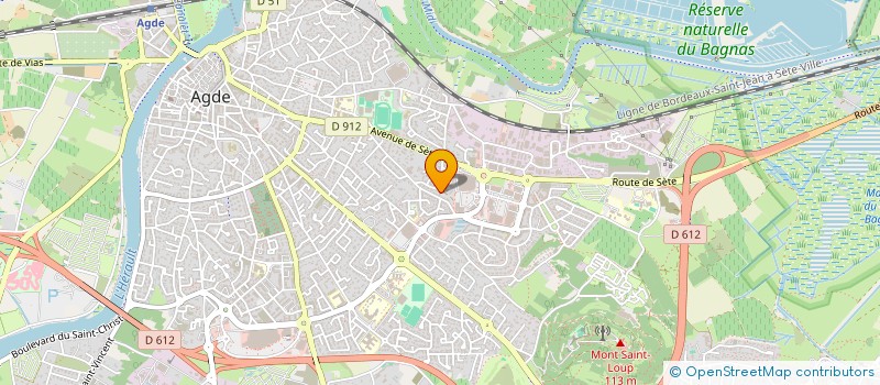 localisation de l'entreprise MADAME ANGELIQUE ABELARD  AGDE