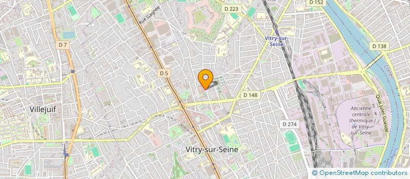 localisation de l'entreprise MADAME ANGELIQUE ADENET à VITRY-SUR-SEINE