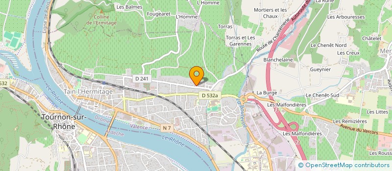 localisation de l'entreprise MADAME ANGELIQUE ALARY  TAIN-L'HERMITAGE