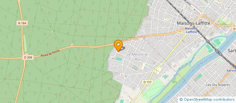 localisation de l'entreprise MADAME ANGELIQUE ALBERT à LE MESNIL-LE-ROI