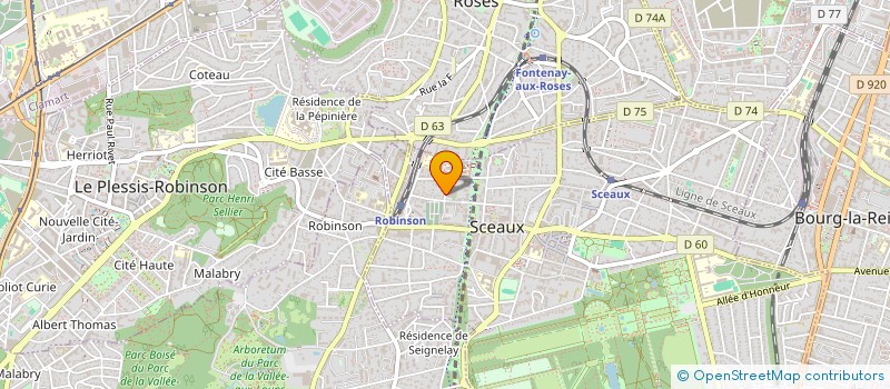 localisation de l'entreprise MADAME ANGELIQUE ALDAYA à SCEAUX