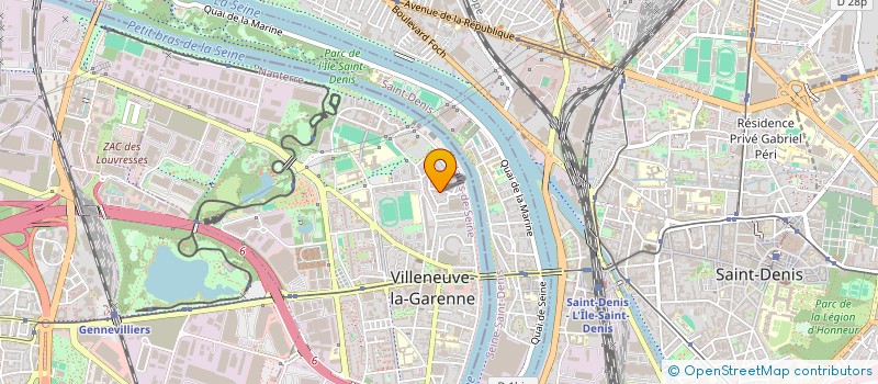localisation de l'entreprise MADAME ANGELIQUE ALINE DELABRE à VILLENEUVE-LA-GARENNE