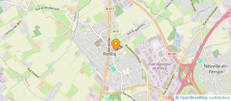 localisation de l'entreprise MADAME ANGELIQUE ALLOUCHERIE  RONCQ