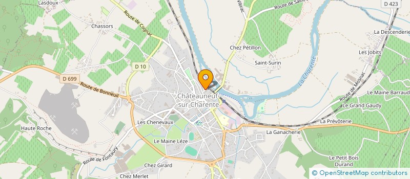 localisation de l'entreprise MADAME ANGELIQUE ALVES LOPES à CHATEAUNEUF-SUR-CHARENTE