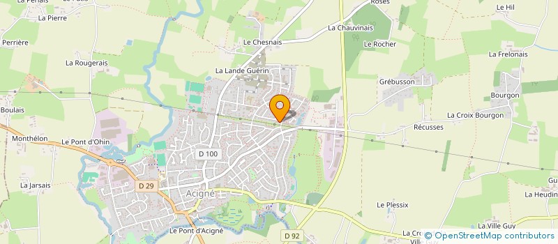 localisation de l'entreprise MADAME ANGELIQUE AMELINE  ACIGNE