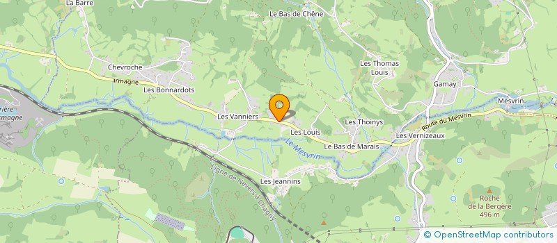 localisation de l'entreprise MADAME ANGELIQUE ANDRE  SAINT-SERNIN-DU-BOIS