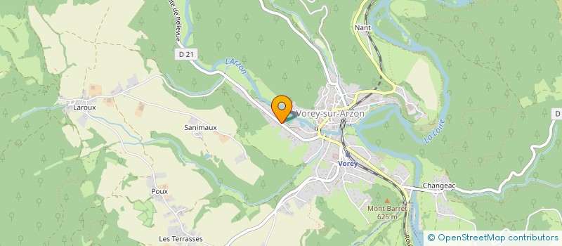 localisation de l'entreprise MADAME ANGELIQUE ANGELIQUE SAUZEDDE  VOREY