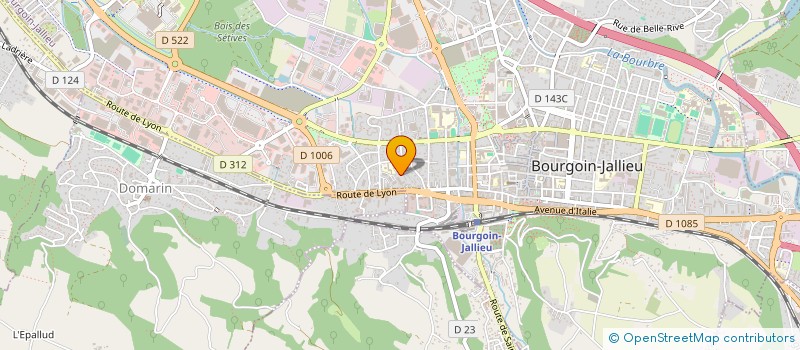 localisation de l'entreprise MADAME ANGELIQUE ANGELIQUE SENINGE  BOURGOIN-JALLIEU