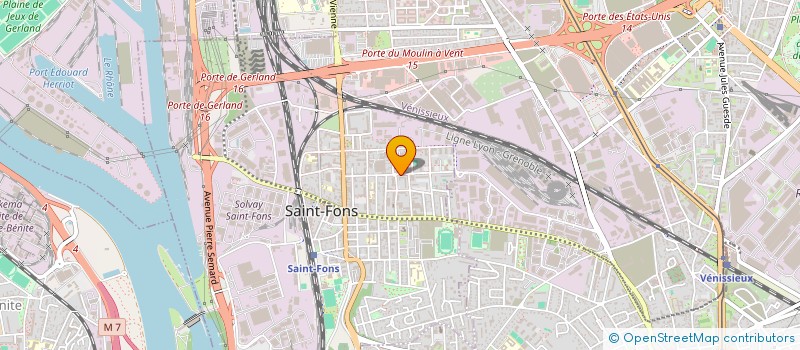 localisation de l'entreprise MADAME ANGELIQUE ANTUNES  SAINT-FONS