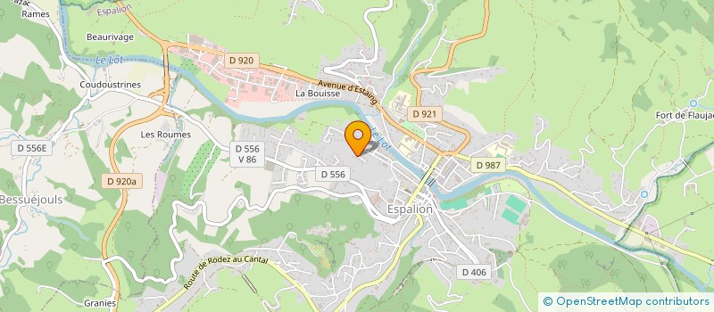 localisation de l'entreprise MADAME ANGELIQUE AQUILA à ESPALION