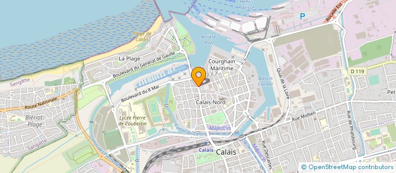 localisation de l'entreprise MADAME ANGELIQUE ARGOT  CALAIS