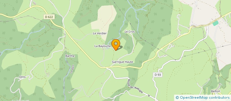 localisation de l'entreprise MADAME ANGELIQUE ASSEMAT  LE BEZ