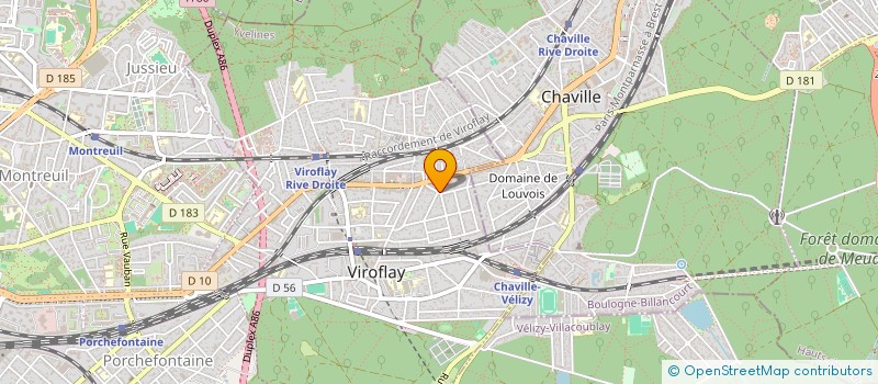 localisation de l'entreprise MADAME ANGELIQUE ASTRUC  VIROFLAY