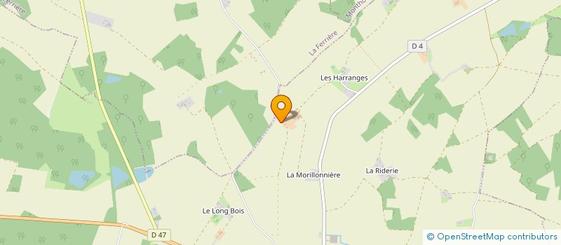 localisation de l'entreprise MADAME ANGELIQUE AUBERT  SAINT-LAURENT-EN-GATINES