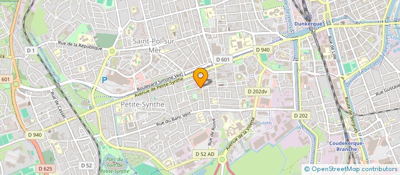localisation de l'entreprise MADAME ANGELIQUE AUBIN à DUNKERQUE