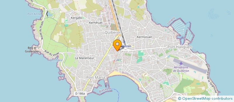 localisation de l'entreprise MADAME ANGELIQUE AUDO à QUIBERON