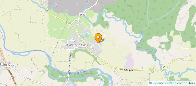 localisation de l'entreprise MADAME ANGELIQUE AUGER  CARRESSE-CASSABER