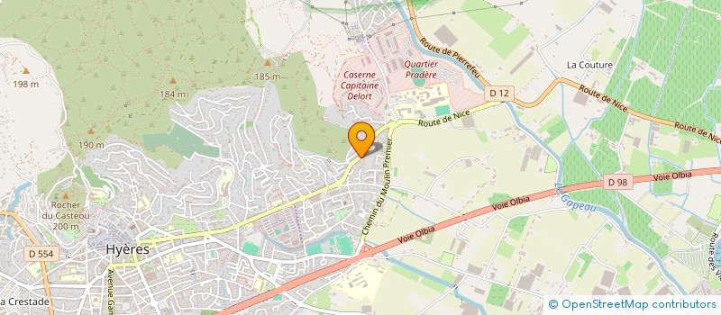 localisation de l'entreprise MADAME ANGELIQUE AUGUET  HYERES