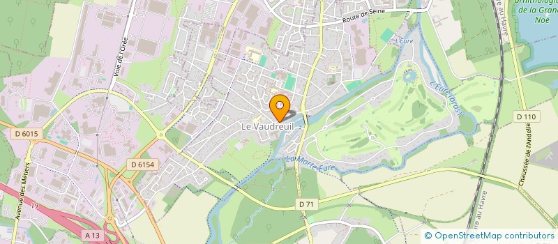 localisation de l'entreprise MADAME ANGELIQUE AUZOUX  LE VAUDREUIL