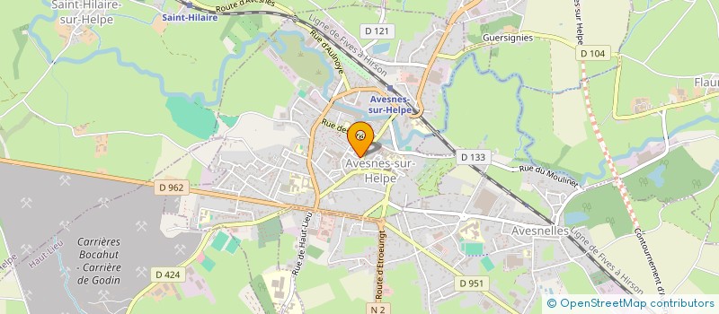 localisation de l'entreprise MADAME ANGELIQUE BALIGAND  AVESNELLES