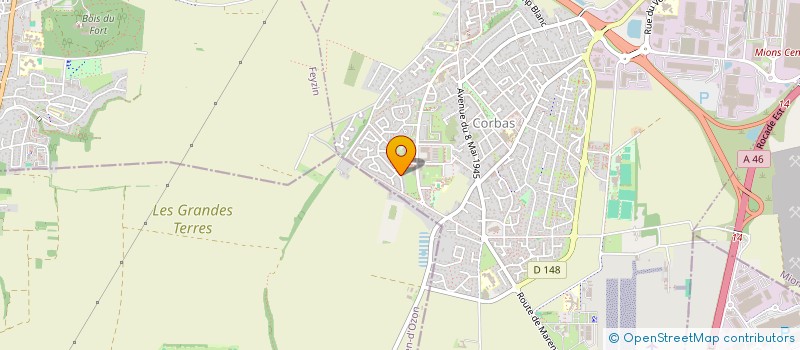 localisation de l'entreprise MADAME ANGELIQUE BARBERO à CORBAS