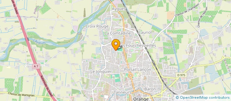 localisation de l'entreprise MADAME ANGELIQUE BARDET à ORANGE