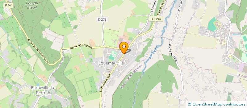 localisation de l'entreprise MADAME ANGELIQUE BAROUX  EQUEMAUVILLE