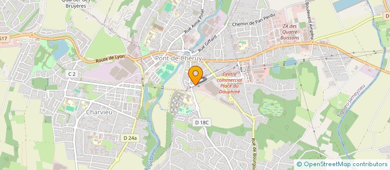 localisation de l'entreprise MADAME ANGELIQUE BARRANCO  TIGNIEU-JAMEYZIEU