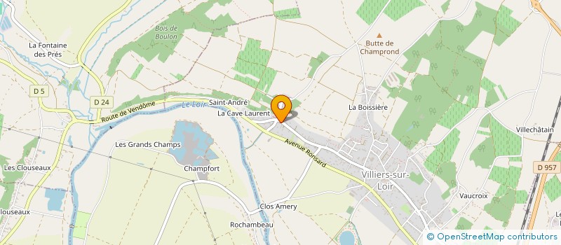 localisation de l'entreprise MADAME ANGELIQUE BARRE  VILLIERS-SUR-LOIR