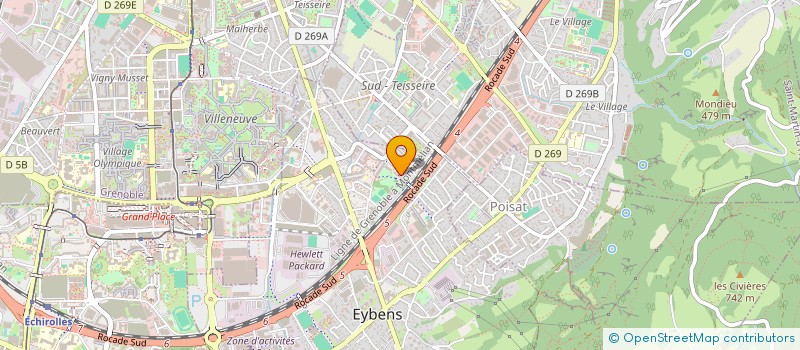 localisation de l'entreprise MADAME ANGELIQUE BASSENE  EYBENS