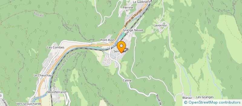 localisation de l'entreprise MADAME ANGELIQUE BASSIEUX  SAINT-RAMBERT-EN-BUGEY