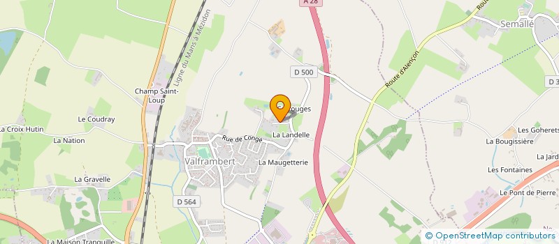 localisation de l'entreprise MADAME ANGELIQUE BATARD à VALFRAMBERT