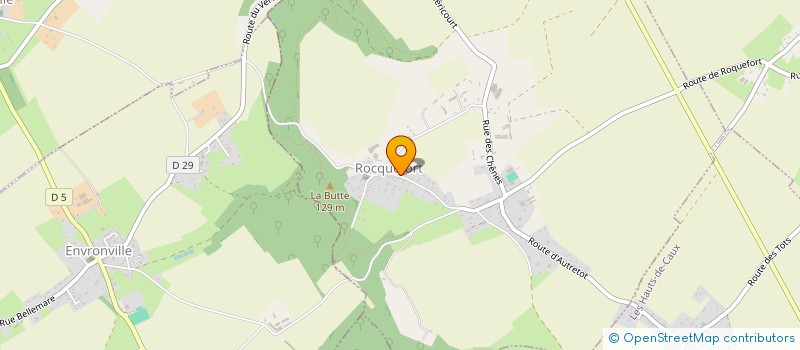 localisation de l'entreprise MADAME ANGELIQUE BAUDRY  ROCQUEFORT