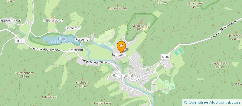 localisation de l'entreprise MADAME ANGELIQUE BAUER  BAERENTHAL