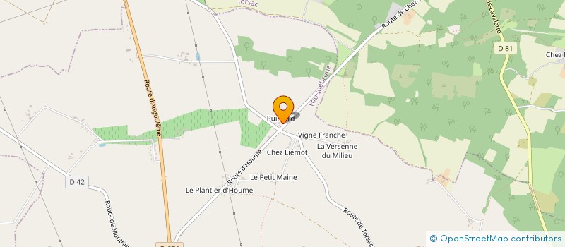 localisation de l'entreprise MADAME ANGELIQUE BAZOIN à FOUQUEBRUNE