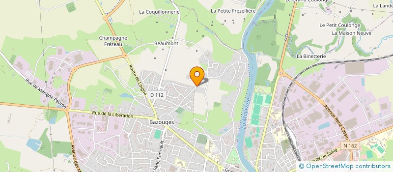 localisation de l'entreprise MADAME ANGELIQUE BECHADE à CHATEAU-GONTIER-SUR-MAYENNE